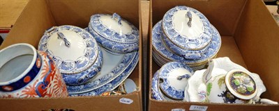 Lot 1108 - A collection of decorative ceramics including a Doulton Burslem Sandhurst part dinner service, etc