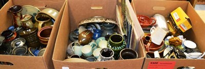 Lot 1110 - A collection of studio pottery