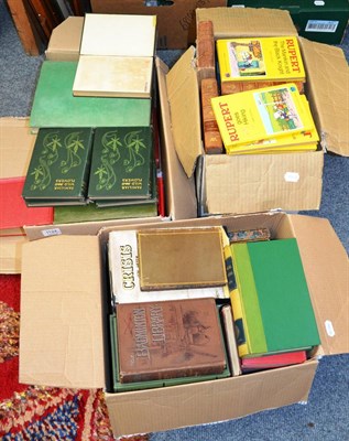 Lot 1124 - A quantity of books including leather bindings