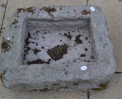 Lot 1202 - A stone trough