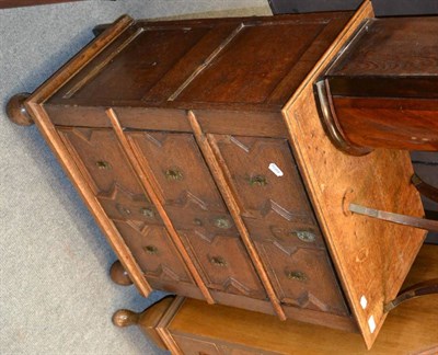 Lot 1391 - A late 17th century small oak chest