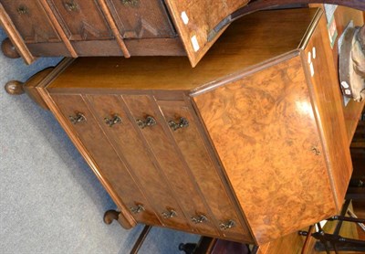 Lot 1392 - Walnut bureau