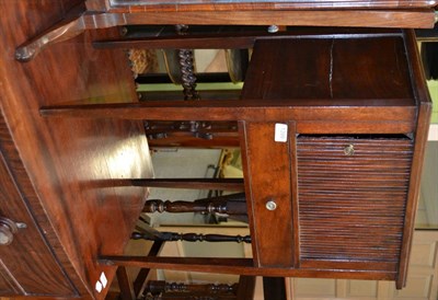 Lot 1399 - A 19th century mahogany pot cupboard