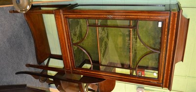 Lot 1430 - An Edwardian display cabinet