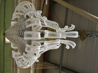 Lot 1442 - Venetian pendant light fitting (incomplete four arms missing)