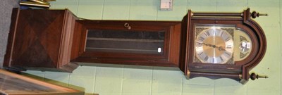 Lot 1444 - A modern mahogany cased longcase clock