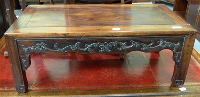 Lot 1446 - Chinese hardwood coffee table