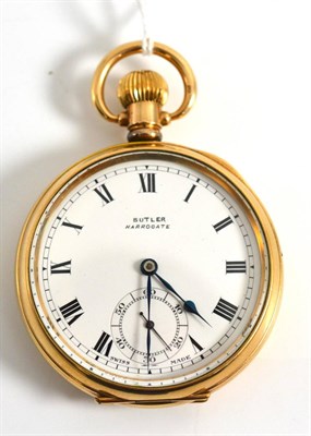 Lot 5000 - A gold plated pocket watch