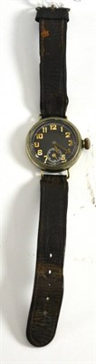 Lot 5002 - A military Cyma issue wristwatch, case back stamped 81769 C