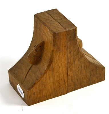 Lot 5075 - Pair of Robert Mouseman Thompson bookends