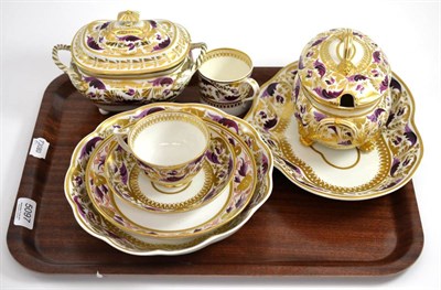 Lot 5097 - A Crown Derby gilt decorated part dinner service