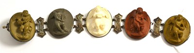 Lot 5139 - A lava bracelet (a.f.)