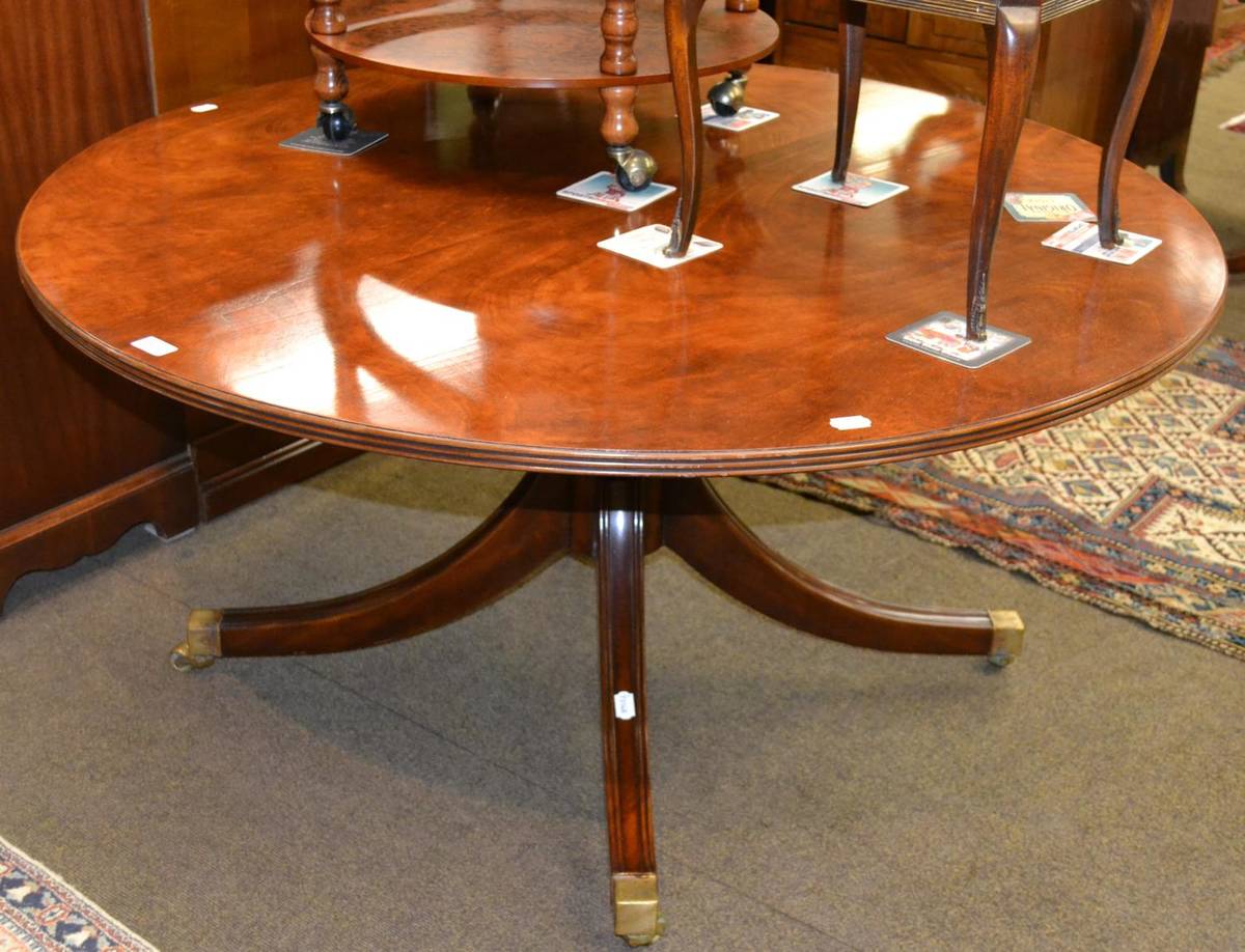 Lot 6263 - Reproduction mahogany table
