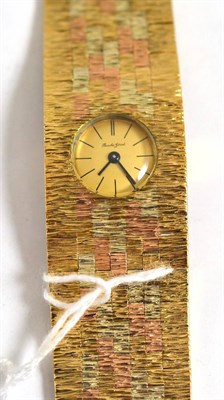 Lot 61 - A 9ct gold Bueche Girod watch