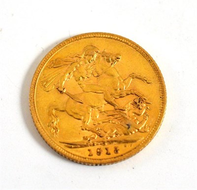 Lot 78 - A 1915 sovereign