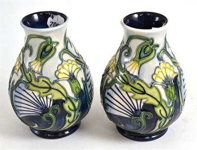 Lot 98 - A pair of Moorcroft vases