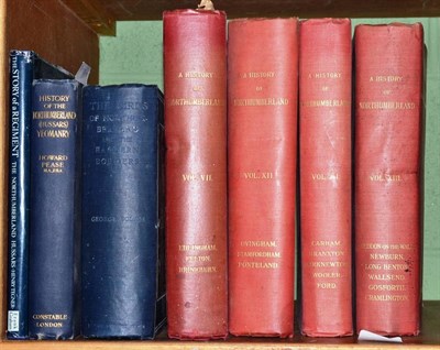 Lot 127 - Seven books on Northumberland history including two works on the Northumberland Hussars and one...