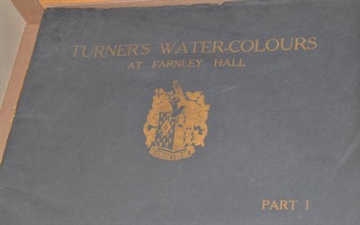 Lot 182 - Turner's watercolours at Farnley Hall, six volumes (original wraps) in solander box