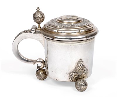 Lot 463 - A Swedish Parcel-Gilt Silver Tankard, mark probably of Niclas Fernlof, Karlstad, 18th century, date