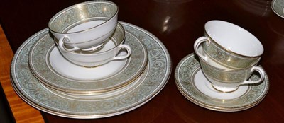 Lot 358 - Doulton English Renaissance dinner and tea service, sixty one pieces