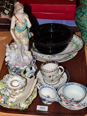 Lot 362 - Collection of assorted early English porcelain (a.f.)