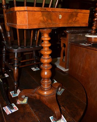 Lot 506 - Victorian mahogany work table