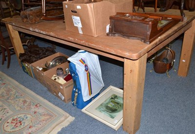 Lot 651 - Very large pine table