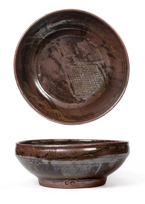 Lot 522 - Michael Ambrose Cardew (1901-1983): A Wenford Bridge Pottery Stoneware Bowl, the interior with kite