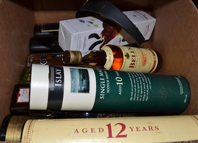 Lot 737 - A mixed parcel of assorted wine, whisky, spirits etc