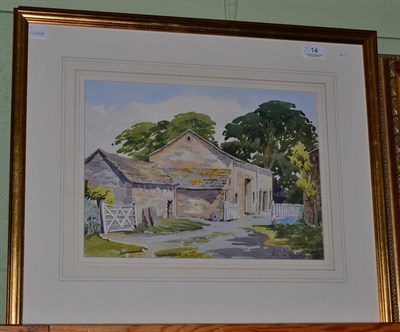 Lot 14 - Brenda Rawnsley ";Langstrothdale";, signed, watercolour, together with a further watercolour by the