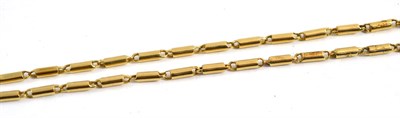 Lot 128 - A 9ct gold necklace, marked O P Orlandini