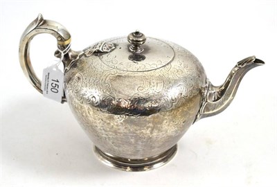 Lot 150 - A silver teapot by The Barnards