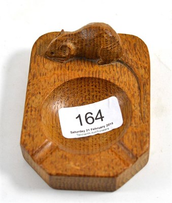 Lot 164 - Robert ";Mouseman"; Thompson oak ashtray