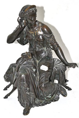 Lot 208 - Metal figure of a classical lady