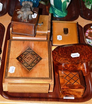 Lot 228 - Six various treen boxes