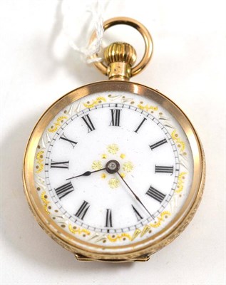 Lot 238 - A 14ct gold lady's watch