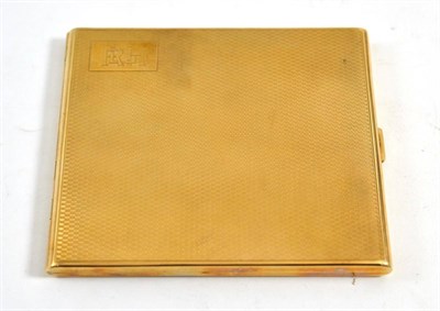 Lot 251 - A 9ct gold cigarette case