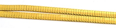 Lot 264 - A two row bracelet