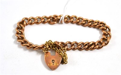 Lot 288 - A 9ct gold bracelet