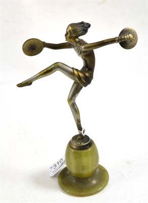 Lot 310 - A Lorenzl bronze Art Deco figure (a.f.)