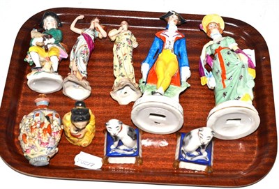 Lot 312 - Royal Worcester Japanese lady candle snuffer and assorted figures