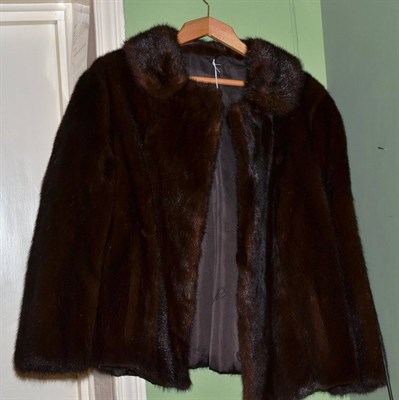 Lot 499 - Edelson short dark mink jacket