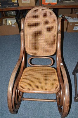 Lot 815 - Bentwood rocking chair