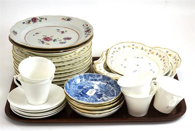 Lot 60 - A collection of Crown Derby dinner ware including two shaped serving dishes, five Shelley cups...