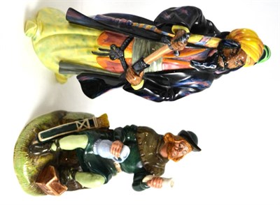 Lot 110 - Two Royal Doulton figures ";Blue Beard"; and ";Robin Hood"; (2)