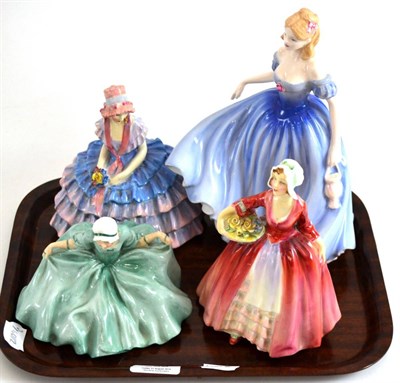 Lot 235 - Four Royal Doulton figures - Beggar's Opera, Janet, Chloe and Melissa