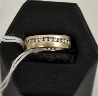 Lot 398 - An 18ct gold diamond set eternity ring