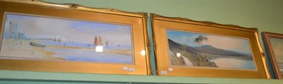 Lot 1176 - A pair of landscapes signed A M Scott