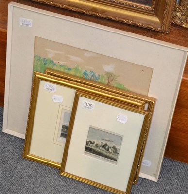 Lot 1197 - Morton Whitby, a pastel study titled ";Serpentine, London";, signed and dated Oct 1967; and...