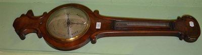 Lot 1261 - Banjo barometer, signed Underhill of Manchester